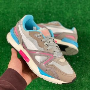 Puma Mirage Max Low Mens Casual Shoes Steel Gray/Egg Nog 375167-01 NEW Size 8